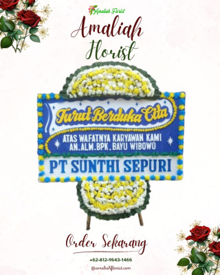 Papan Bunga Duka di Pegandikan