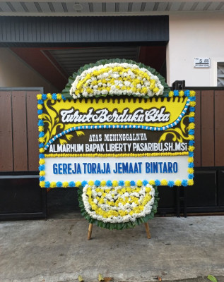 Papan Bunga Duka di Pegandikan