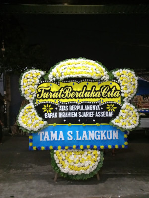 Papan Bunga Duka di Pegandikan