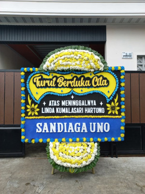 Papan Bunga Duka di Pegandikan